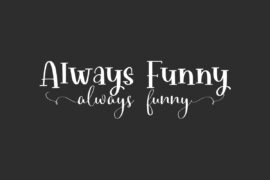 Always Funny Demo Font Family