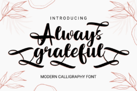 Always Grateful Font