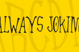 Always Joking Font
