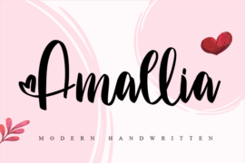 Amallia – Personal use only Font
