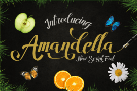 Amandella Script Font