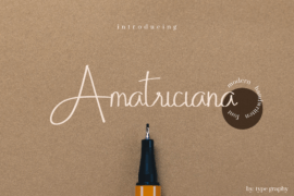 Amatriciana Font