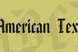 American Text Font