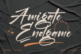 Amigate Endgame Font Family