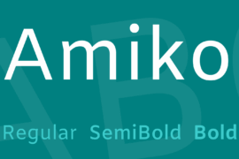Amiko Font Family