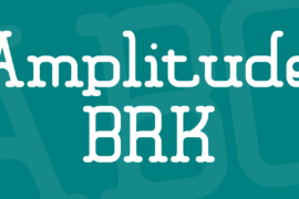 Amplitude BRK Font