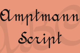 Amptmann Script Font