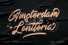 Amsterdam Lentteria Font Family
