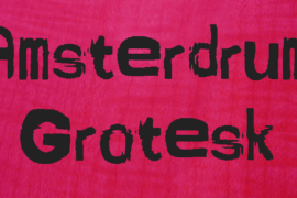 Amsterdrum Grotesk Font