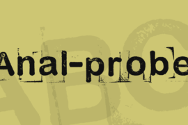 Anal-probe Font