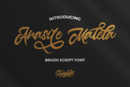 Anasite Malela 3 Font