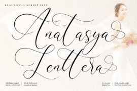 Anatasya Lenttera Font Family