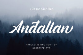 Andallan Demo Font