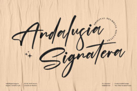 Andalusia Signature Font Family