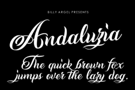 Andaluzia Personal Use Font