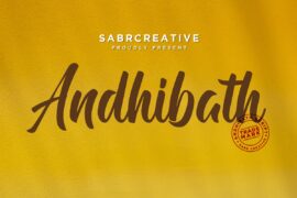 Andhibath Demo Font