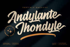 Andylante Jhondyle Font Family