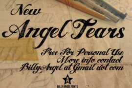 ANGEL TEARS Font