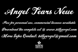 Angel Tears Neue Personal Us Font