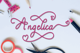 Angelica demo Font