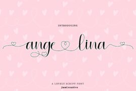 Angelina Lovely Font