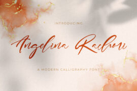 ANGELINA RACHMI Font