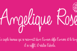 Angelique Rose Font