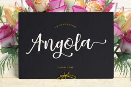 Angola Script Font
