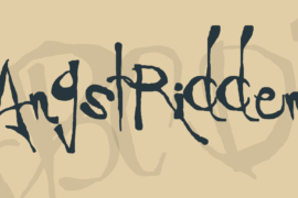 AngstRidden Font