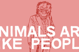 Animals are like people Font