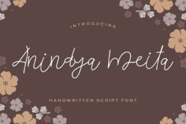 Anindya Meita Demo Font