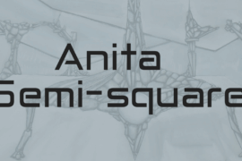 Anita Semi-square Font