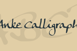 Anke Calligraph Font