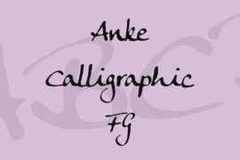 Anke Calligraphic FG Font