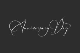 Anniversary Day Demo Font