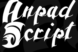 Anpad Script Font