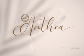 Anthea Personal Use ONLY Font