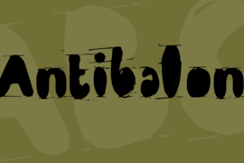 Antibalon Font