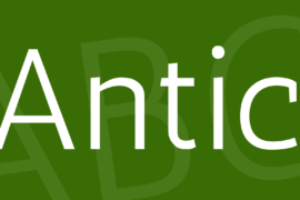 Antic Font