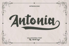 Antonia Demo Font