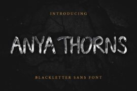 Anya Thorns Demo Font