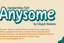 Anysome Font Family