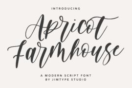 ApricotFarmhouse_PERSONALUSE Font