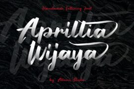 Aprillia Wijaya Demo Version Font