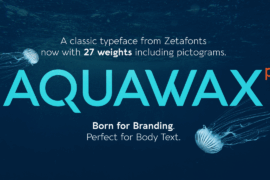 Aquawax Pro Font Family
