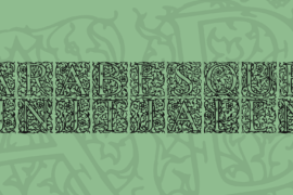 Arabesque Initialen Font