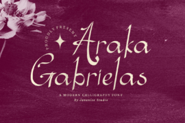 Araka Gabrielas Font