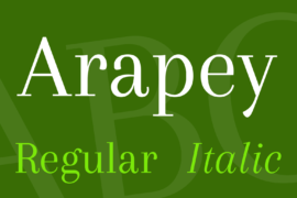 Arapey Font Family
