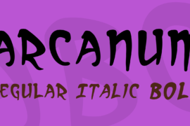 Arcanum Font Family