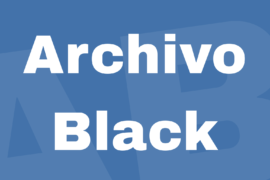 Archivo Black Font